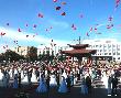 В Кызыле в день празднования 100-летия города сочетались браком 100 пар