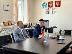 Мэр города Кызыла Карим Сагаан-оол встретился с вице-президентом Федеральной палаты адвокатов РФ Евгением Рубинштейном